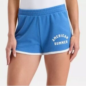 NWT Universal Thread Blue Athletic Lounge Shorts with White Trim